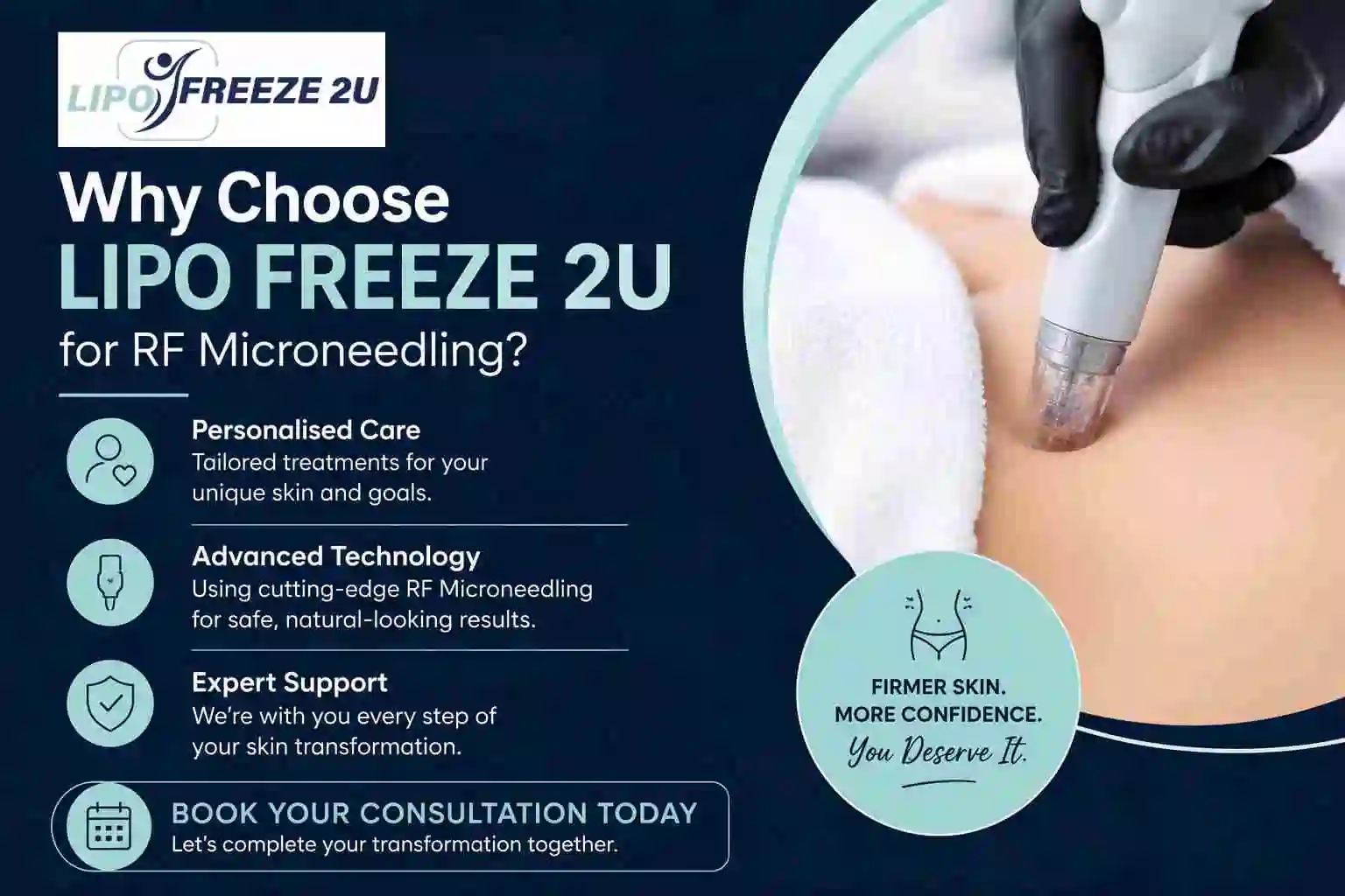 Why Choose LIPO FREEZE 2U for RF Microneedling Lancashire?